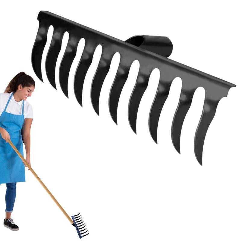 Lapų grėbliai vejai Didelio našumo sodo grėblys vejos įrankiai šiaudinis grėblys Dethatcher grėblys metalinis sodo kaplių grėblys purenimui