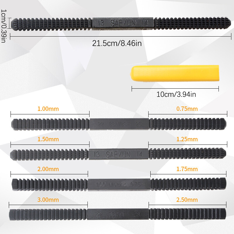 File Reparare Fișier Restaurare Corectare Dinți Hardware Metric Mini Instrumente DIY Livrare directă