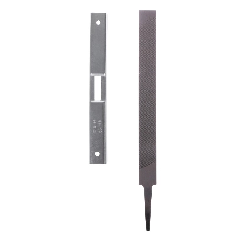 Grandininio pjūklo vejapjovės gylio matuoklis Plieninis plokščias dildės galandimo įrankio vadovo testeris