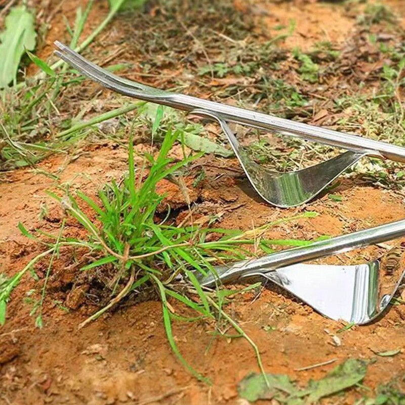 Aiamurueemaldaja Aiamuru umbrohutõrjeseade Välisõue Roostevabast terasest istutusjuuri terasest tööriistad Vaata I3q0