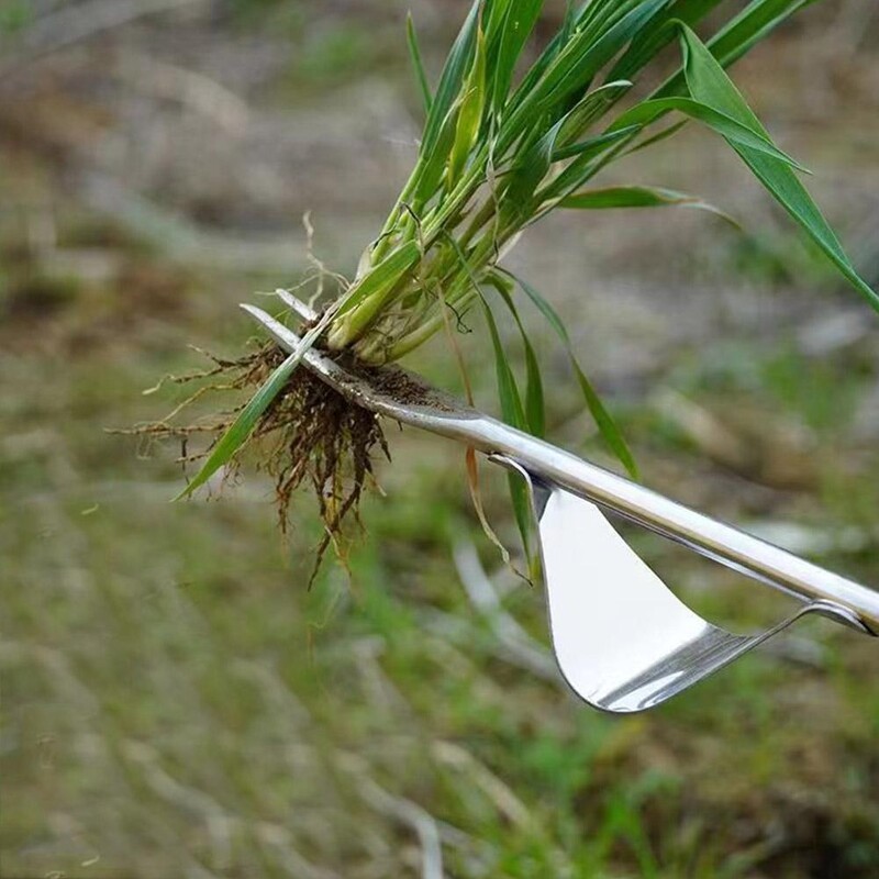 Aiamurueemaldaja Aiamuru umbrohutõrjeseade Välisõue Roostevabast terasest istutusjuuri terasest tööriistad Vaata I3q0