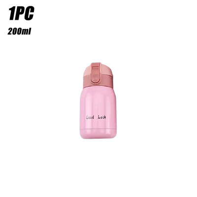 1/2 vnt Goodluck mažas mielas mini termoso puodelis MINI nešiojamas kūrybinis puodukas pilvo vandens puodelio kišeninis puodelis su dovana rankai