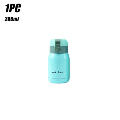 1/2 vnt Goodluck mažas mielas mini termoso puodelis MINI nešiojamas kūrybinis puodukas pilvo vandens puodelio kišeninis puodelis su dovana rankai