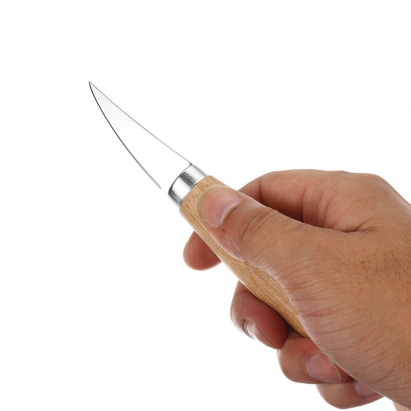 1KOM Dlijeto Rezač za obradu drveta Set ručnih alata Nož za rezbarenje drveta DIY Žlica za ljuštenje Rezač za rezbarenje od nehrđajućeg čelika