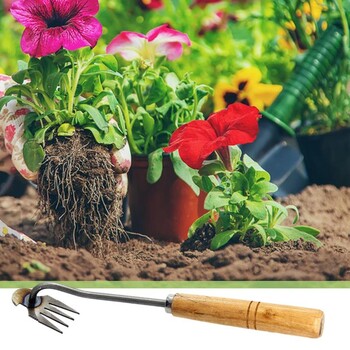 New Weeding Artifact Rooting Weeding Tool Manganese Steel Garden Weeder Loose Soil Hand Weeding Removal Puller Gardening Tools