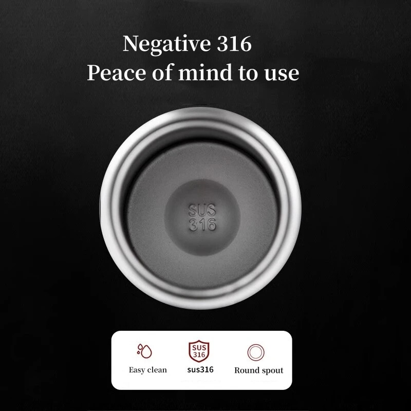 316 roostevabast terasest isoleeritud kruus välistingimustes kasutatav autoreisikruus, suure mahutavusega kruus termos kahekihiline roostevabast terasest veepudel