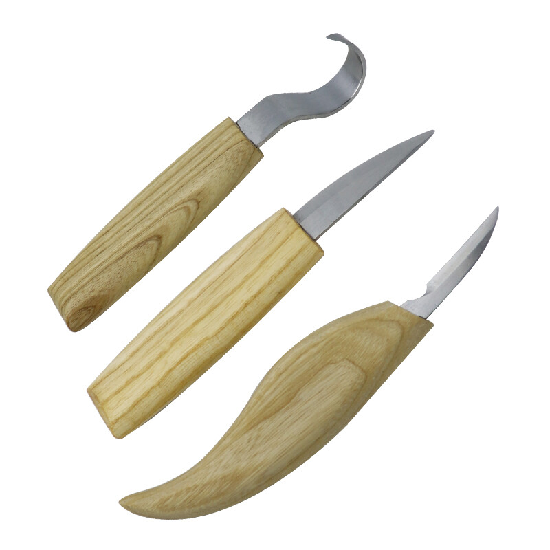 Cuțit pentru sculptură în lemn Dălți pentru sculptură din oțel inoxidabil Cuțit pentru lemn cu muchii ascuțite Dălți pentru șlefuire DIY Set de instrumente pentru sculptură pentru prelucrarea lemnului