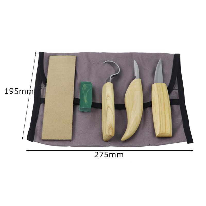 Cuțit pentru sculptură în lemn Dălți pentru sculptură din oțel inoxidabil Cuțit pentru lemn cu muchii ascuțite Dălți pentru șlefuire DIY Set de instrumente pentru sculptură pentru prelucrarea lemnului