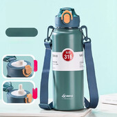 GIANXI 800 ml roostevabast terasest termospudel majapidamisköögis veepudelid kööginõud kaasaskantav kaanega kohvikõrretops