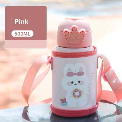 500ml Unicorn Kids Thermos Bottle Cute Children`s Thermal Water Bottle Thermos Cup for Student Water Cup