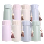 Izoliuotas vandens butelis, mielas mini nerūdijančio plieno vakuuminis termosas biurui, sportui, sporto salei, mokyklai, kasdieniam darbui, nešiojamas ir patogus