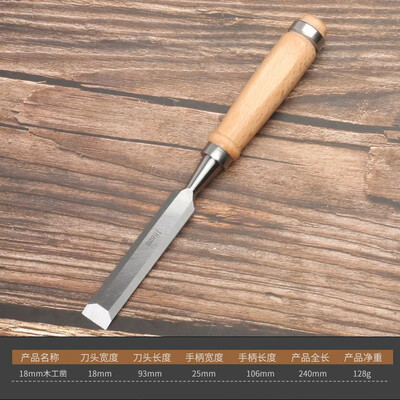 Novi set dlijeta za drvo Oštra dlijeta od krom-vanadij čelika za rezbarenje drva s bukovim ručkama Ergonomski alati za rezbarenje drva