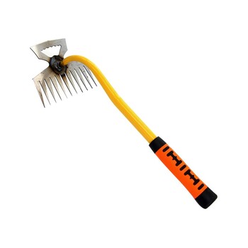 Εγχειρίδιο Garden Weeder Weeding Removal Rake Καλλιέργεια Φύτευση Φύτευση Weeder Agriculture Cultivating Backyard Gar E4A8