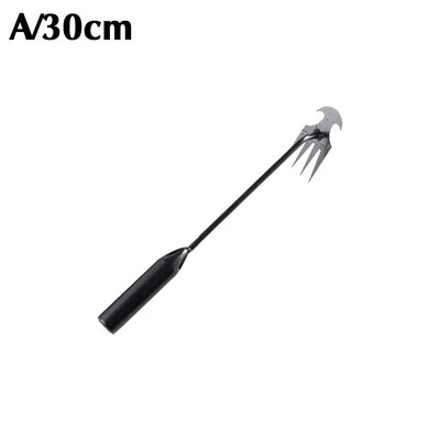 Umbrohutõrje esemete väljajuurimine umbrohutõrjetööriist Terasest umbrohutõmbaja aiatööriist 4 hambaga kaheotstarbeline umbrohutõrjevahend S/M/L suurus