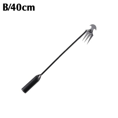 Umbrohutõrje esemete väljajuurimine umbrohutõrjetööriist Terasest umbrohutõmbaja aiatööriist 4 hambaga kaheotstarbeline umbrohutõrjevahend S/M/L suurus