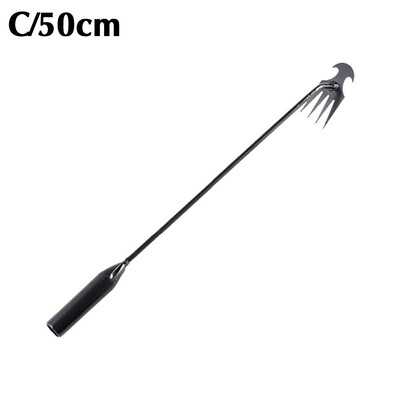 Umbrohutõrje esemete väljajuurimine umbrohutõrjetööriist Terasest umbrohutõmbaja aiatööriist 4 hambaga kaheotstarbeline umbrohutõrjevahend S/M/L suurus