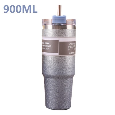 Vaakumisolatsiooniga roostevabast terasest termokruusi kohvitass õlgedest isoleeritud reisitassiga ja lekkekindla kaanega Thermos Bingba Cup