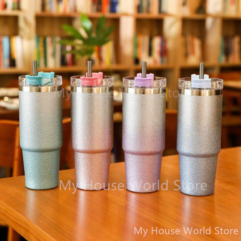 Vaakumisolatsiooniga roostevabast terasest termokruusi kohvitass õlgedest isoleeritud reisitassiga ja lekkekindla kaanega Thermos Bingba Cup