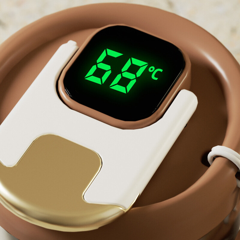 316 roostevabast terasest tassi nutikas termospudel kohvi LED temperatuurinäidiku jaoks termokruus vaakumkolvid kohvitass 410 ml