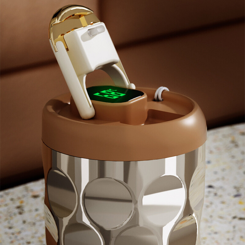 316 roostevabast terasest tassi nutikas termospudel kohvi LED temperatuurinäidiku jaoks termokruus vaakumkolvid kohvitass 410 ml