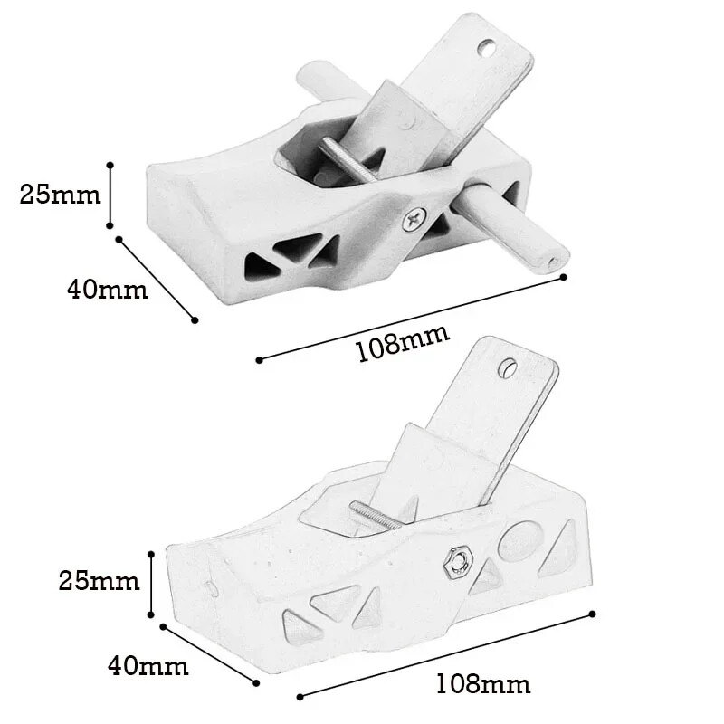 1vnt rankinė obliavimo plokštuma Buitinė apipjaustymo mini obliavimo staklės plokščia plokštuma apatinių kraštų kirpimo įrankiai dailidės medienos dirbinių įrankis