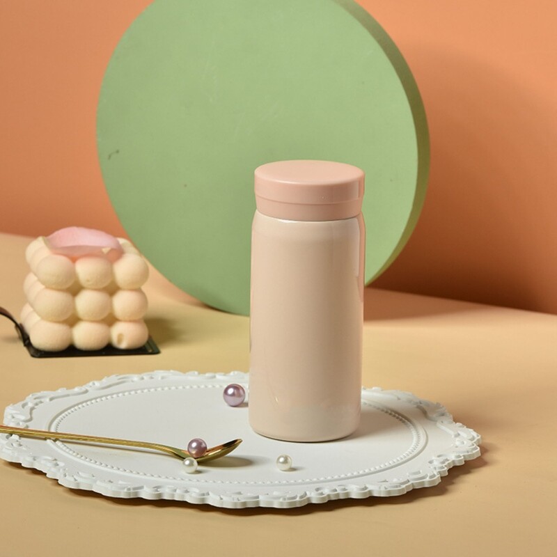 Lihtne 304 roostevabast terasest minitermospudel 200 ml/280 ml lekkekindel isoleeritud väike taskutass, kaasaskantav kohvikruus, kingitus