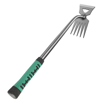 Vrtni alat za vađenje korova 5 6 11 zuba Nadogradnja za uklanjanje korova Alat za čupanje artefakata Ručni alat za plijevljenje od manganskog čelika za dvorište Far