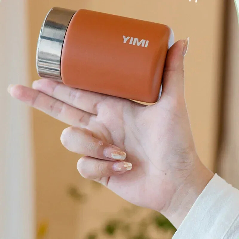 230 ml mini nerūdijančio plieno 316 termoso puodelis Fashion nešiojamas kišeninis vakuuminis kolba Kavos arbatos terminio vandens buteliukas