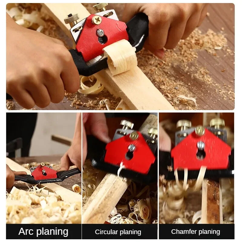 9" 10" rankinis oblius, reguliuojamas metalinis peilis, pjovimo briaunas Stipinai Skutimosi mediniai amatų obliai Medžio apdirbimo dailidės rankiniai įrankiai