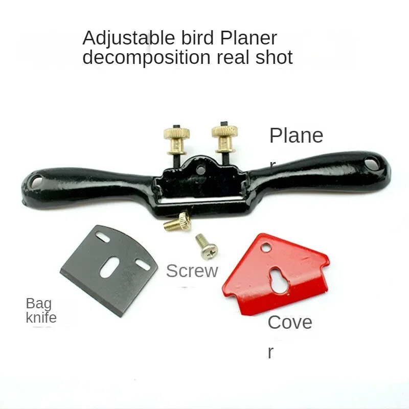 9" 10" rankinis oblius, reguliuojamas metalinis peilis, pjovimo briaunas Stipinai Skutimosi mediniai amatų obliai Medžio apdirbimo dailidės rankiniai įrankiai