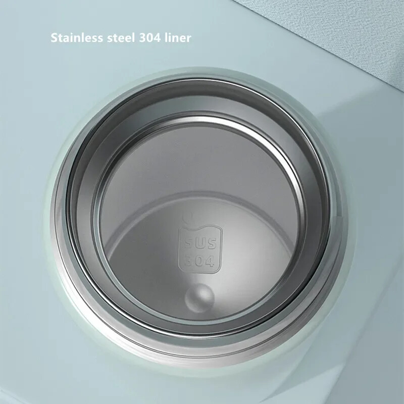 380M nerūdijančio plieno vakuuminė kolba su šiaudinėmis merginomis mielais termoso buteliukais, nešiojamu kelioniniu kavos puodeliu, terminio vandens buteliuko dovanomis