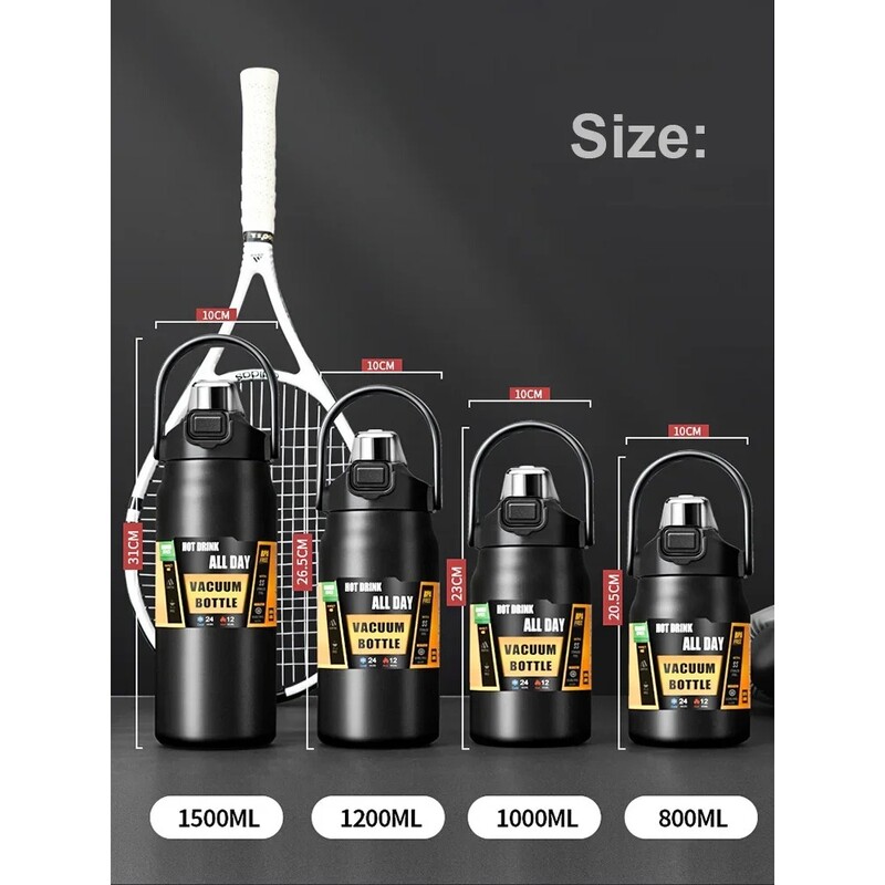 304 nerūdijančio plieno terminis puodelis, kavos puodelis, nešiojamas termosas su šiaudinėmis sportinėmis vakuuminėmis kolbomis šalto ir karšto vandens buteliu