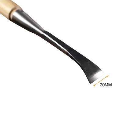 10/15/20 mm Ručno dlijeto Profesionalno drvorezbarenje Drvena žlica Izrada ručnih alata DIY Izobličena glava Nož za rezbarenje