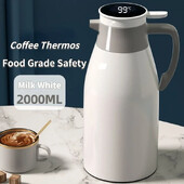 Xiaomi 2L Coffee Thermos Οικιακή Ψηφιακή Οθόνη Glass Liner Vacuum Flasks μεγάλης χωρητικότητας Μπουκάλι νερού Κουζίνα Θερμικός βραστήρας