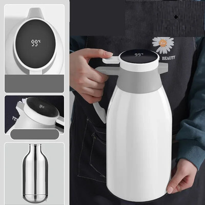 Xiaomi 2L Coffee Thermos Οικιακή Ψηφιακή Οθόνη Glass Liner Vacuum Flasks μεγάλης χωρητικότητας Μπουκάλι νερού Κουζίνα Θερμικός βραστήρας