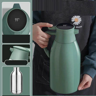 Xiaomi 2L Coffee Thermos Οικιακή Ψηφιακή Οθόνη Glass Liner Vacuum Flasks μεγάλης χωρητικότητας Μπουκάλι νερού Κουζίνα Θερμικός βραστήρας