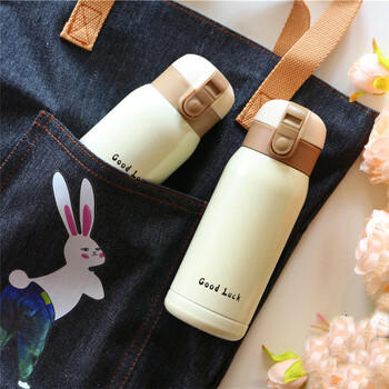 200ml/360ml Cute Candy Mini Thermos Cup Kids Cartoon Μπουκάλι ζεστού νερού από ανοξείδωτο ατσάλι Θερμική κούπα καφέ Φιάλη κενού με μόνωση