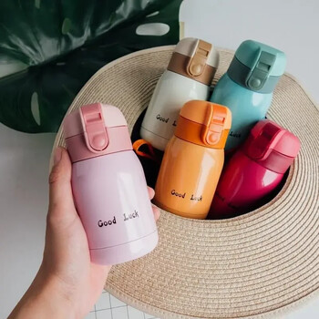 Mini Thermos Cup 200ml/360ml Pocket Cup από ανοξείδωτο ατσάλι Θερμική κούπα καφέ με μονωμένη φιάλη ζεστού νερού Παιδικό δώρο