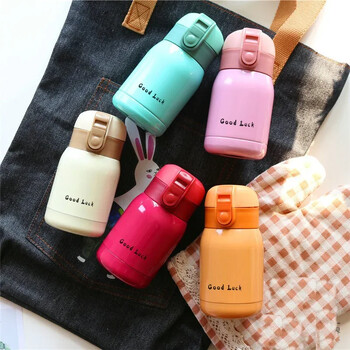 Mini Thermos Cup 200ml/360ml Pocket Cup από ανοξείδωτο ατσάλι Θερμική κούπα καφέ με μονωμένη φιάλη ζεστού νερού Παιδικό δώρο