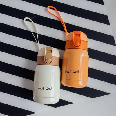 Mini ceașcă termos 200 ml/360 ml ceașcă de buzunar ceașcă de cafea termică din oțel inoxidabil Balon cu vid, sticlă izolată cu apă caldă, cadou pentru copii