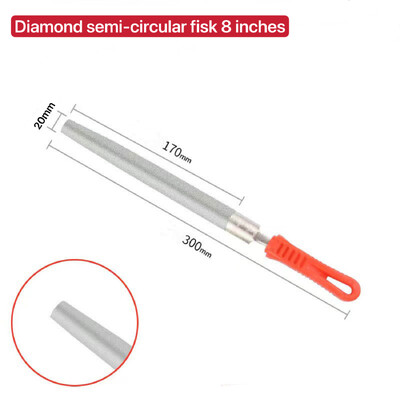 8" suur teemantviil galvaniseerimine terasviil Lameviil poolümarviil Lameviil smirgel jade metalli lihvimistööriist