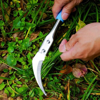 Garden Weeding Tool Πολυλειτουργικό Υψηλής Ποιότητας Απαραίτητα Εργαλεία Χειρός Δρεπανάκι γρασίδι με εργονομική λαβή Προμήθειες κήπου