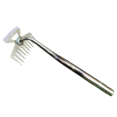 2-ühes käsitsi umbrohueemaldaja ergonoomiline käepide, käsitsi lahtise pinnase rohija Kerge käsitsi umbrohutõrje tõmmits V kahvel aialabidas