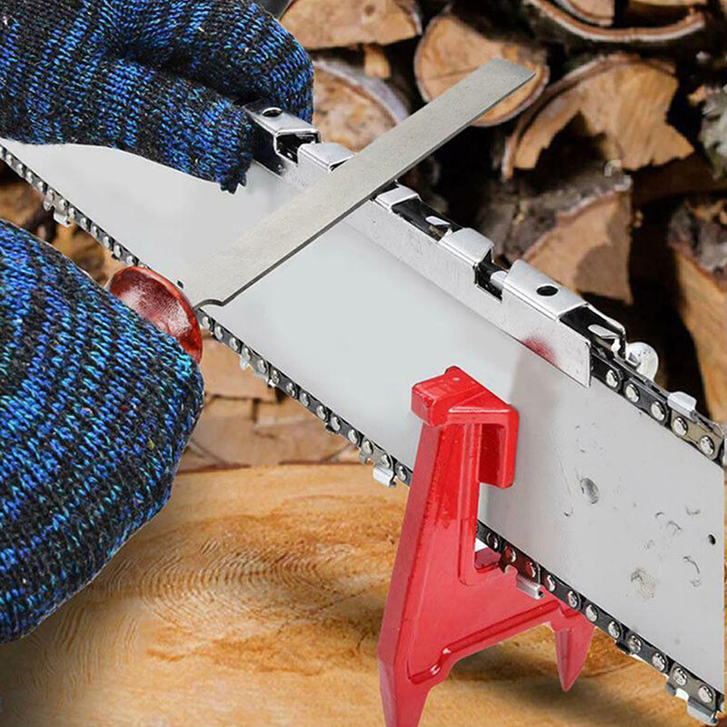 Kit de ascuțire pentru ferăstrău cu lanț 10 buc. Seturile de ascuțire pentru ferăstrău cu lanț includ pile plate și pile rotunde pentru ascuțirea dinților de ferăstrău cu lanț