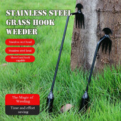 Uus umbrohutõrje artefakt juurimine umbrohutõrjevahend mangaanterasest aiarohi, lahtine pinnas Käsitsi umbrohutõrje eemaldamise tõmbur Aiatööriistad