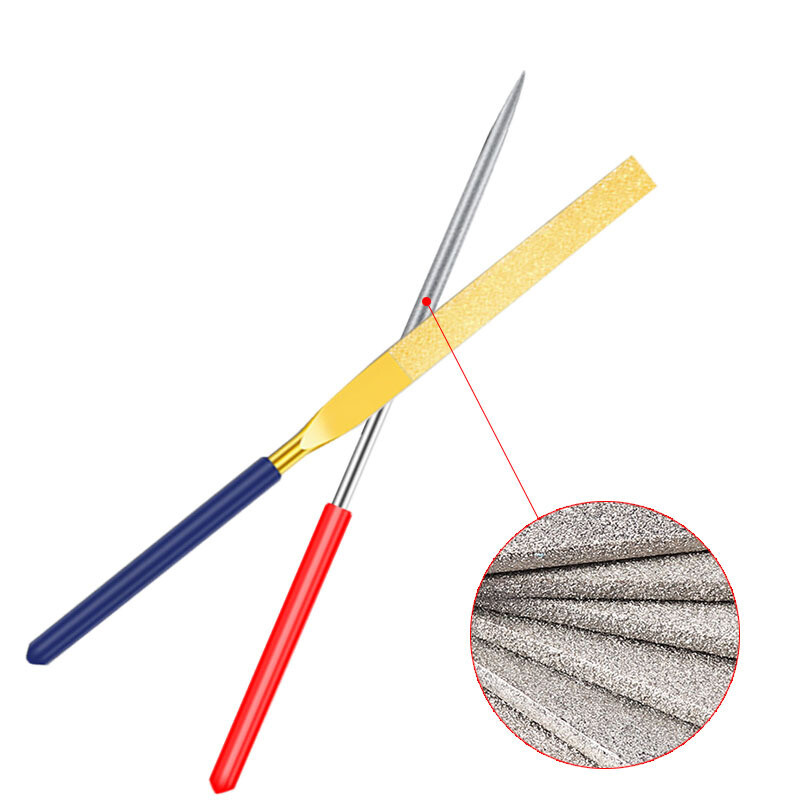 3x140x10mm Diamant Mini Kit de pile cu ace Set unelte de mână pentru sticlă ceramică Piatră prețioasă Hobby-uri și meșteșuguri 3D Print Model Polish