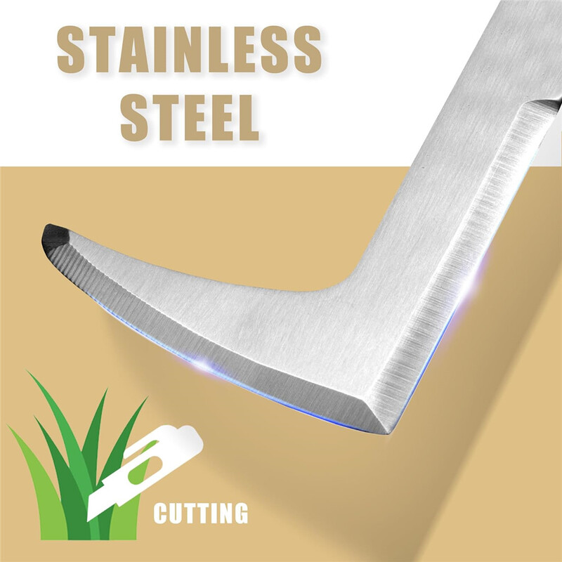 Sodo ravėjimo įrankis ravėjimo ištraukiklis L formos rankinis įtrūkęs ravėjimo įrankis piktžolių ištraukėjas žemės ūkio bonsai reikmenų šalinimo rankinis įrankis