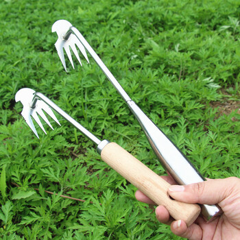 Hand Weeder Garden Weeding Remover Tools σίδερο Εξολκέας αφαίρεσης ζιζανίων Πολυλειτουργικό Weeder για φύτευση κήπου Σκάψιμο γκαζόν Αυλή