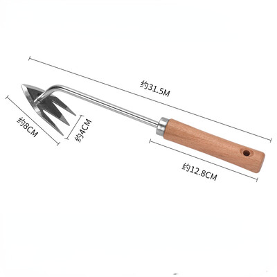 1 vnt. nerūdijančio plieno sodo ravėjimo mašinos Žolės įsišaknijimui purioje dirvoje rankinis ravėjimo šalinimas traukiklis sodo įrankiai Daugiafunkcinis ravėjimo įrankis