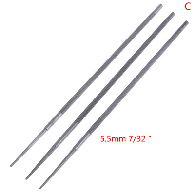 3 vnt Apvalių grandininių pjūklų grandininių pjūklų galandimo grandininių pjūklų grandinės 4 mm, 4,8 mm, 5,5 mm medžio apdirbimo rankiniai įrankiai